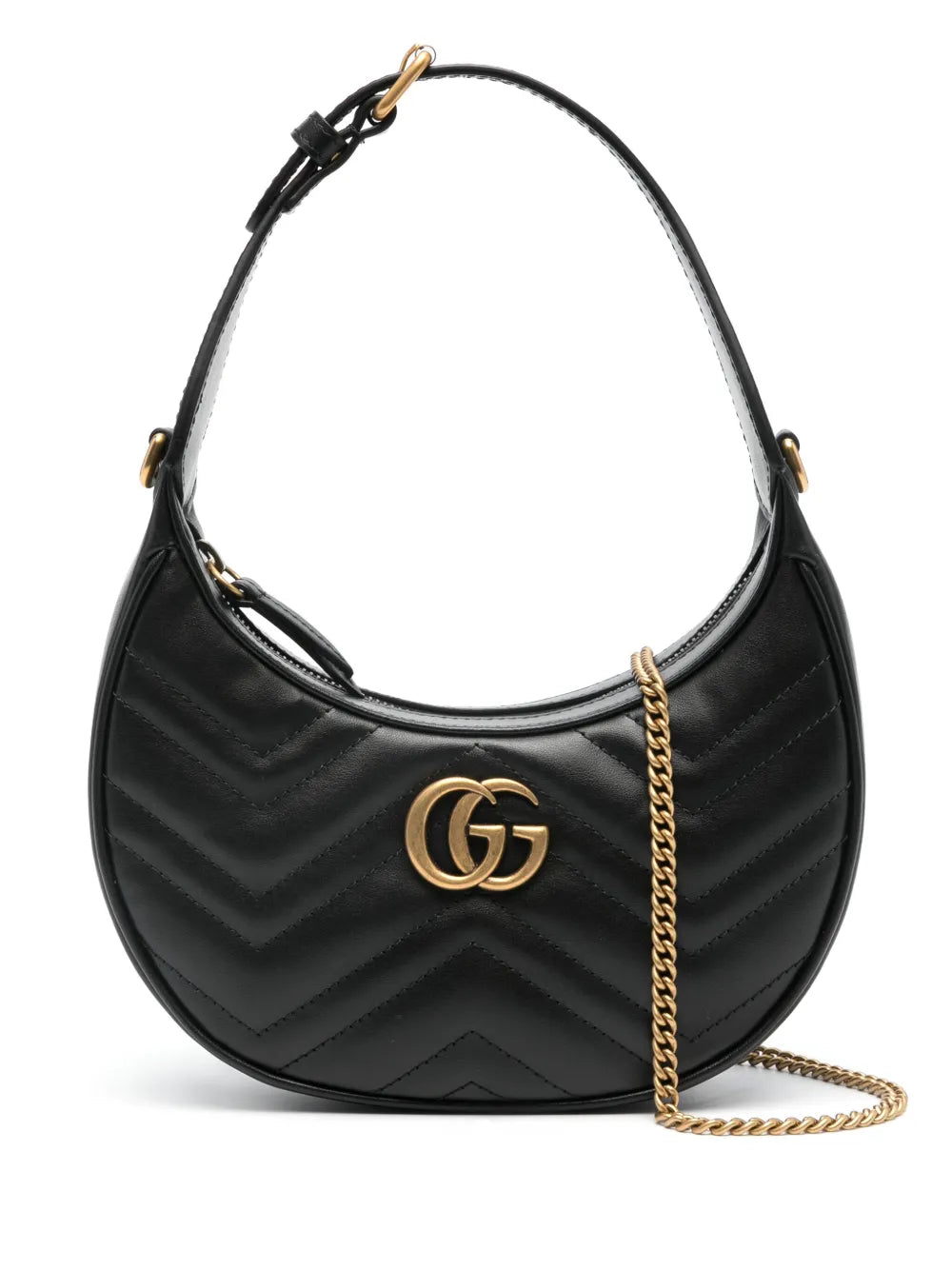 Mini GG Marmont half-moon shoulder bag