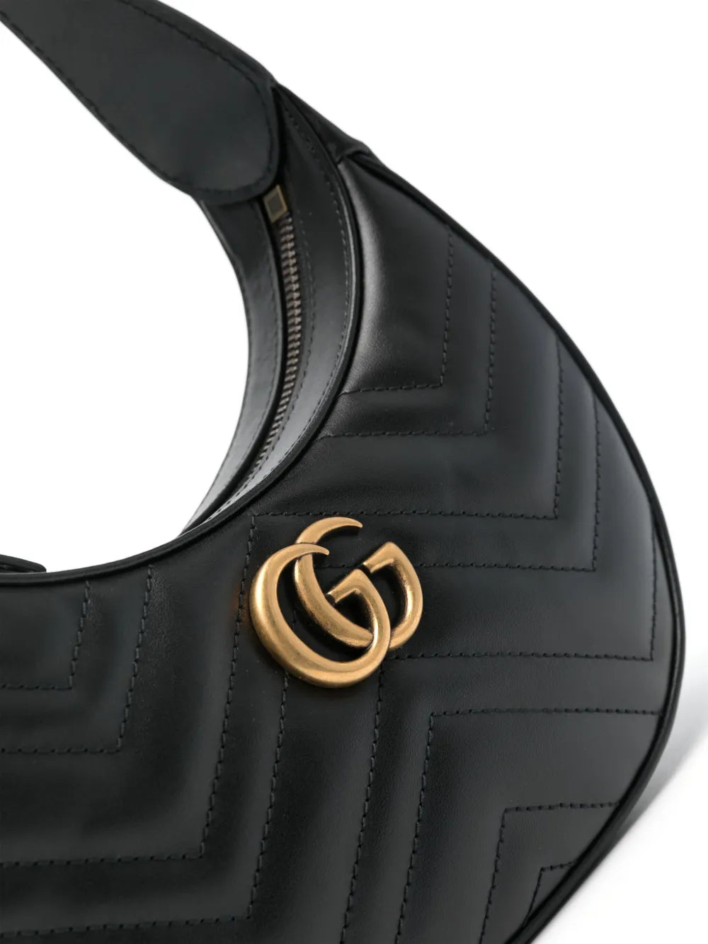 Mini GG Marmont half-moon shoulder bag