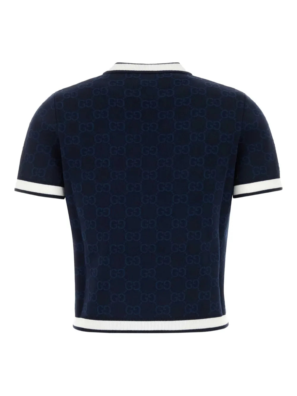 Monogram pattern short sleeve t-shirt