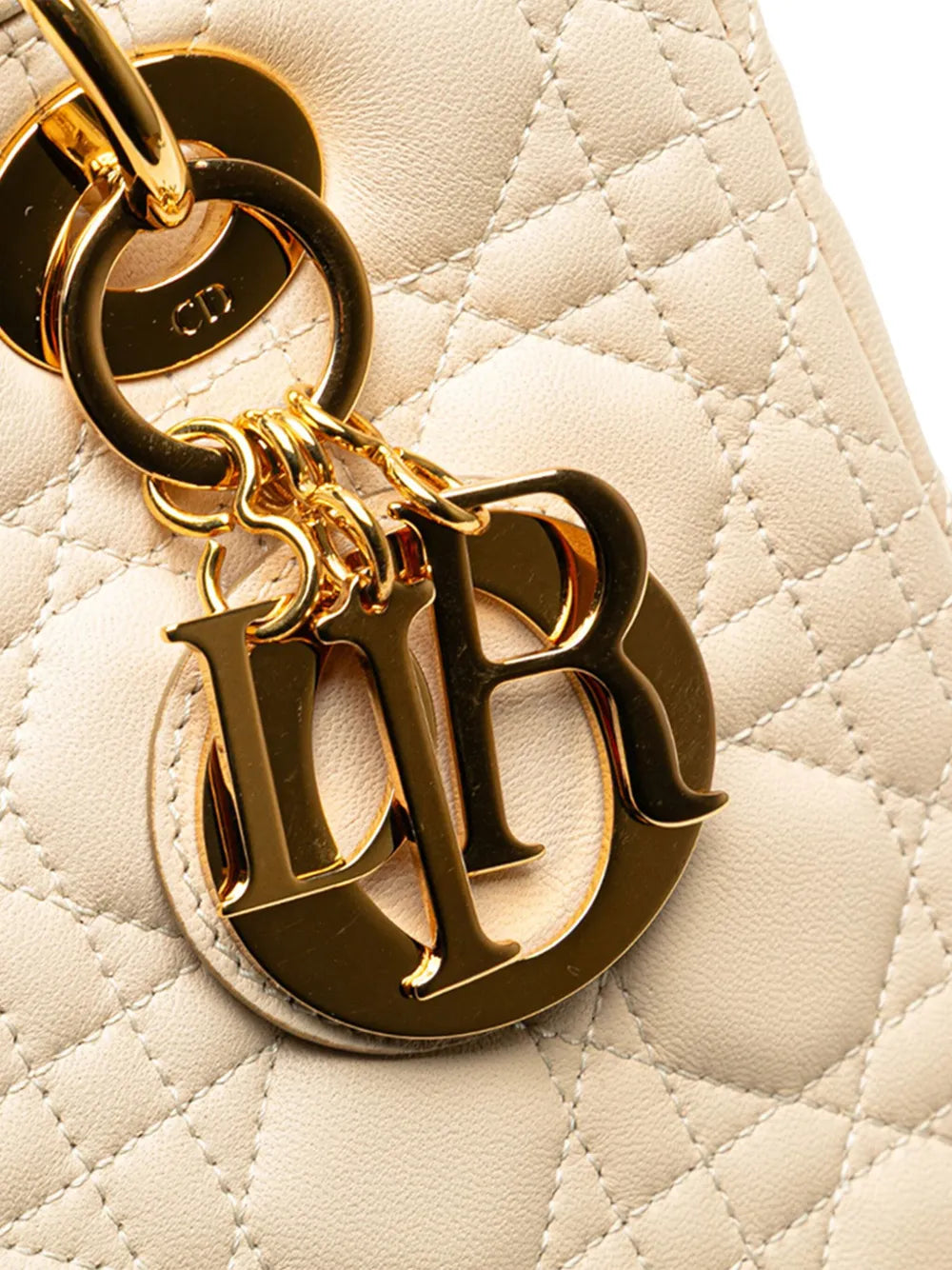 2007 Medium Lambskin Cannage Lady satchel
