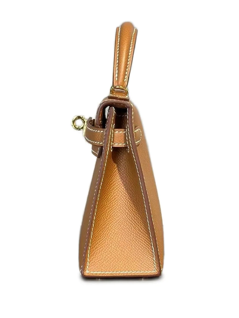 2025 gold Mini Kelly Sellier 20 Epsom gold hardware handbag