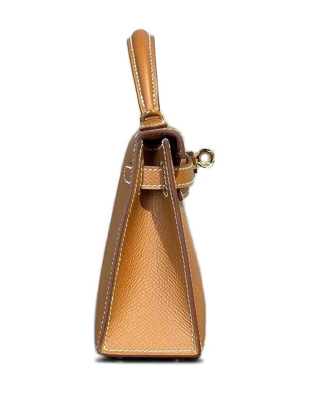 2025 gold Mini Kelly Sellier 20 Epsom gold hardware handbag