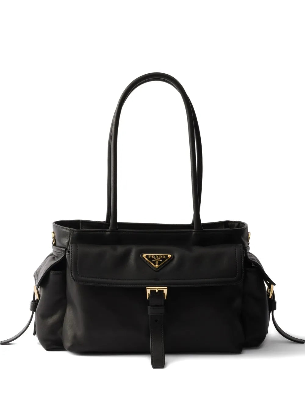 Medium Explore leather tote bag