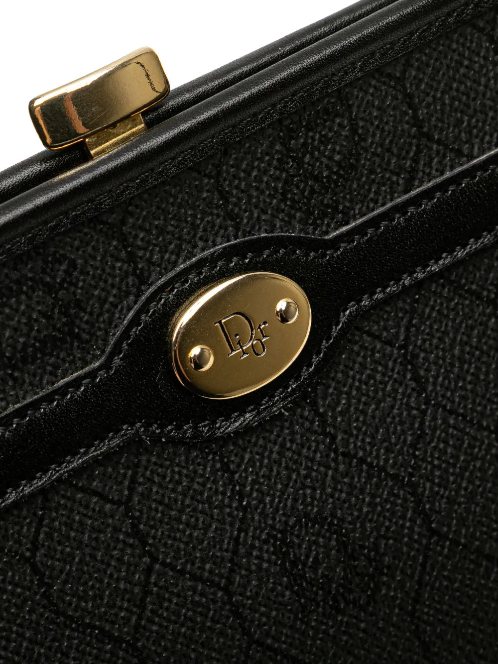 20th Century Honeycomb Coated Canvas clutch bag