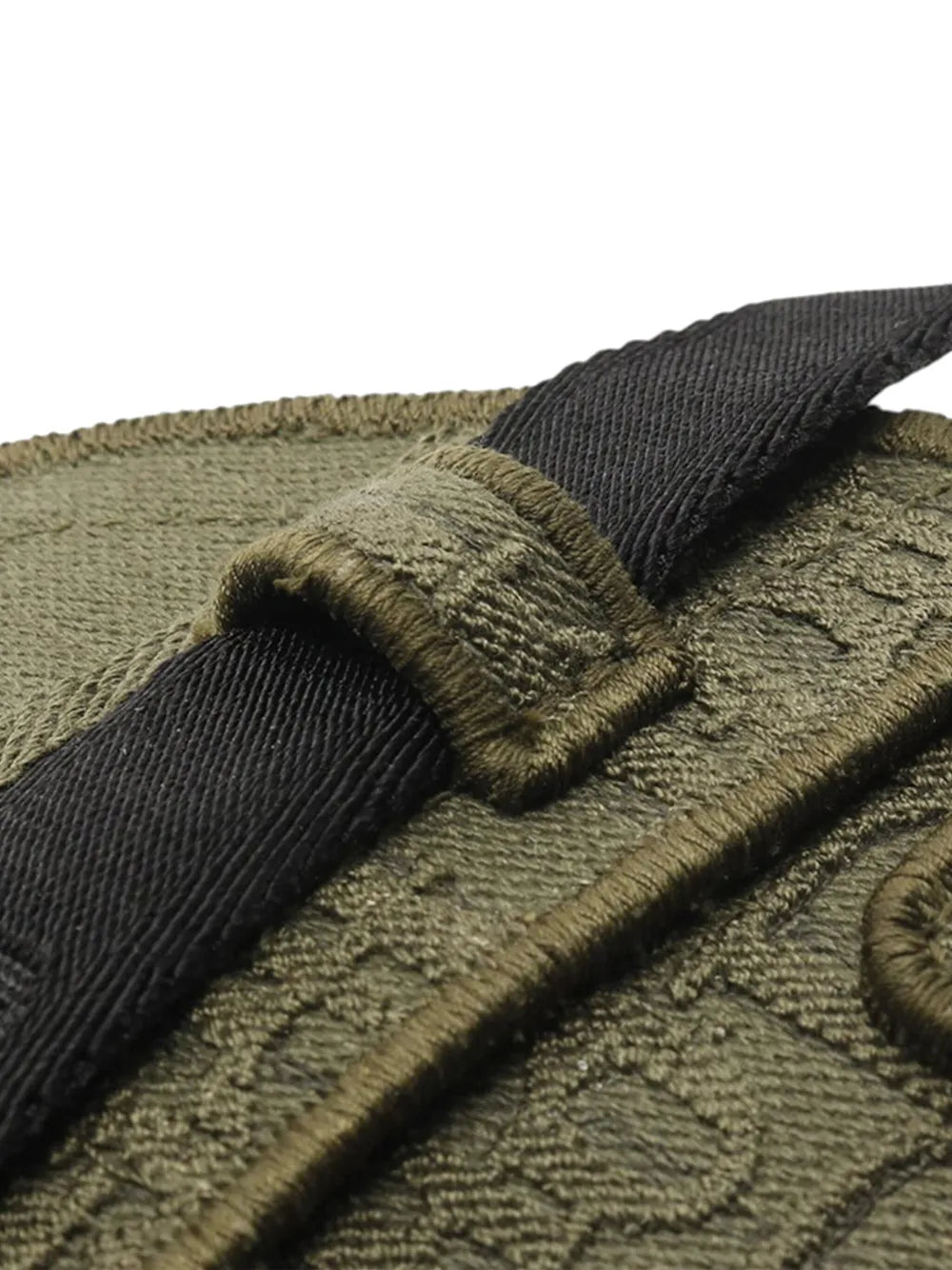 2010-2025 Oblique Embroidered Canvas Saddle belt bag