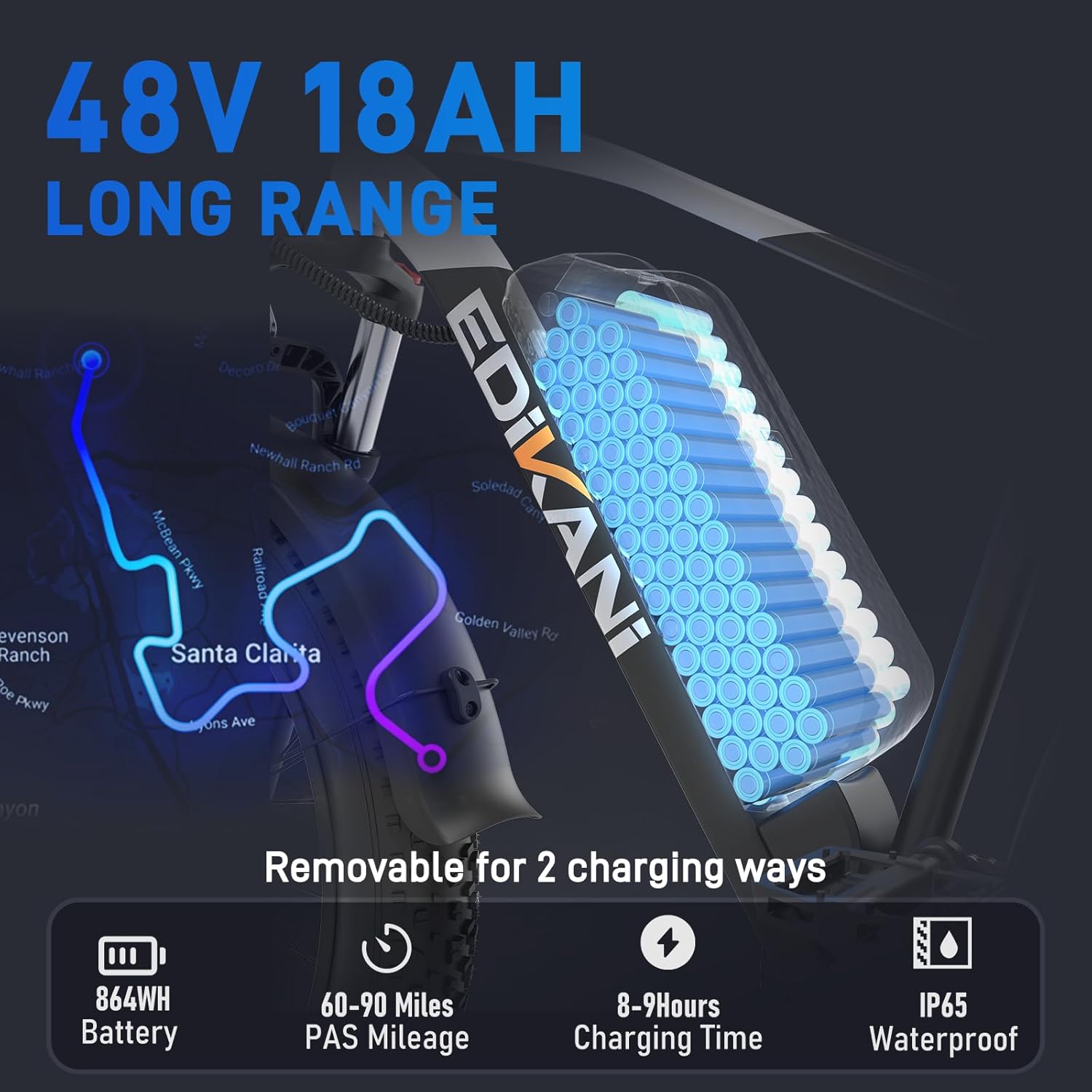 26" Electric Bike for Adults