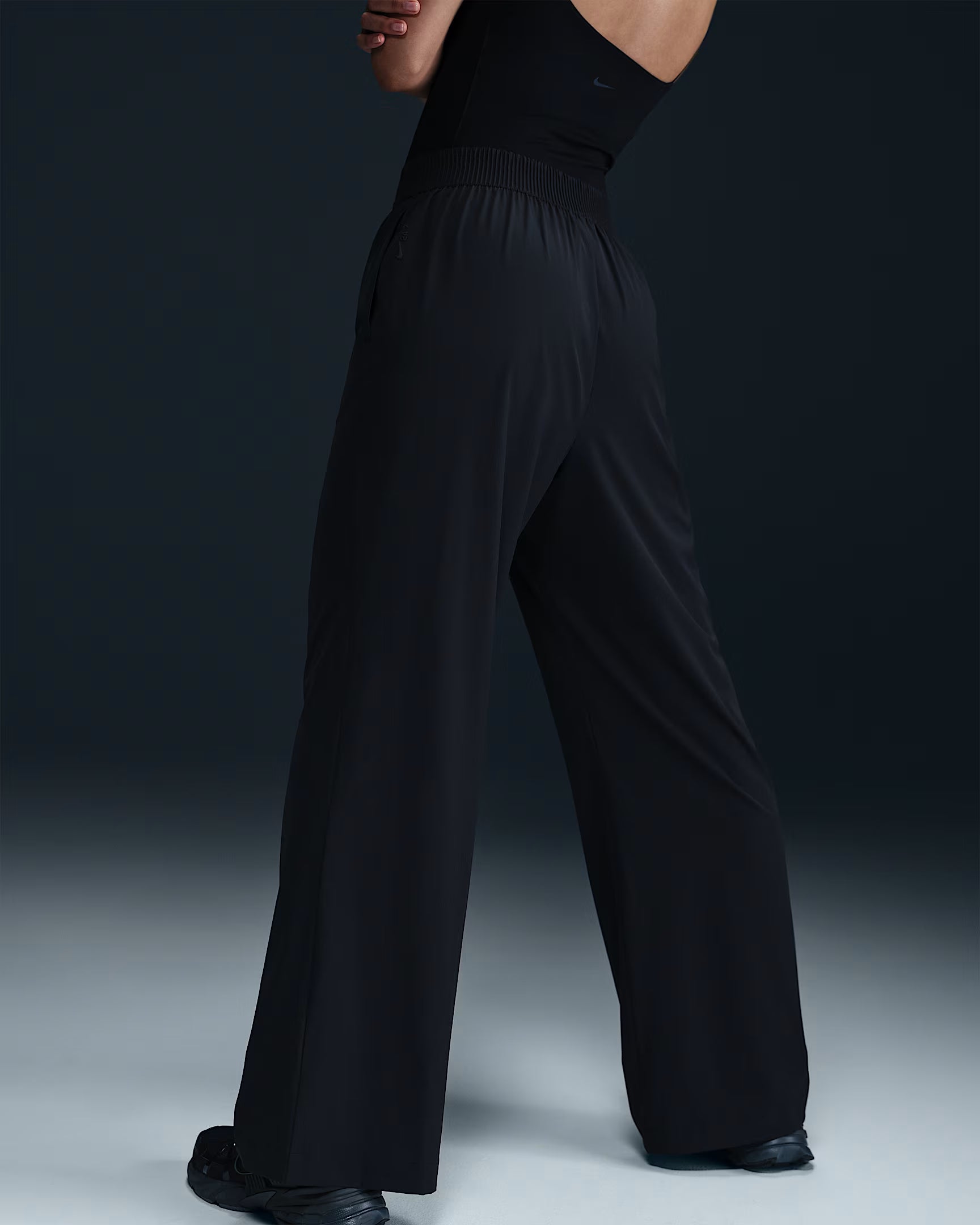 Women's Dri-FIT High-Waisted Loose Wide-Leg Trousers