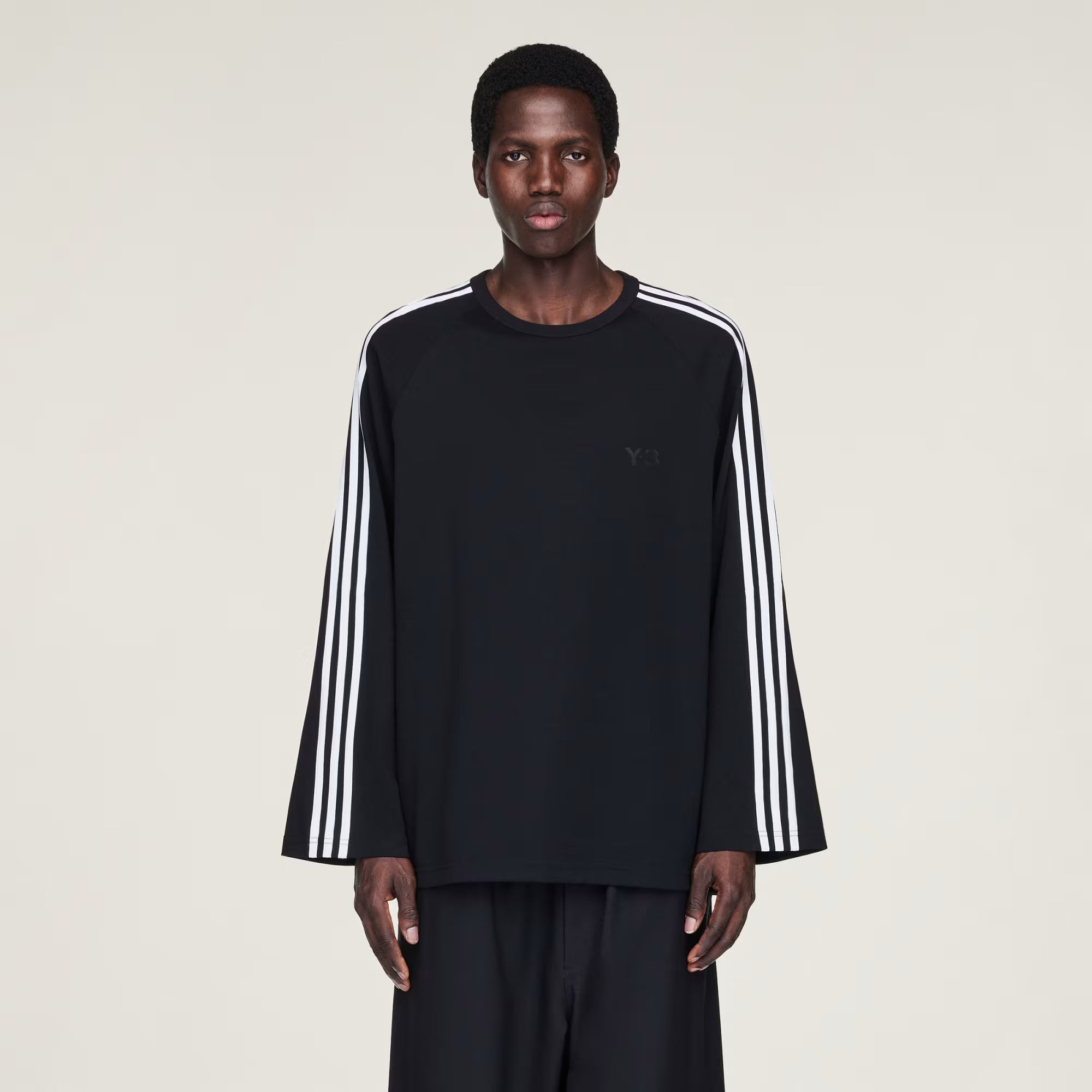 Y-3 Long Sleeve Tee 3-Stripes