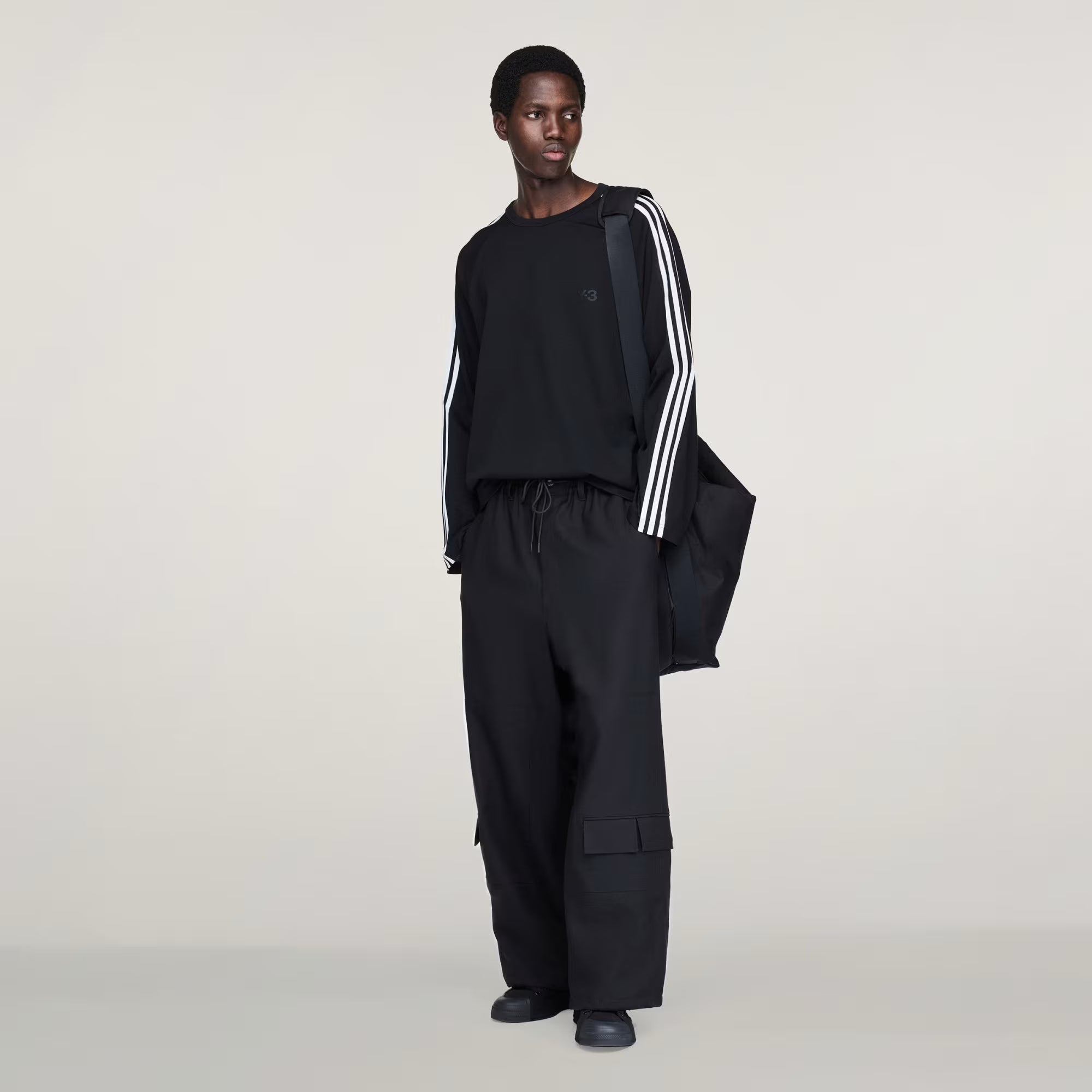 Y-3 Long Sleeve Tee 3-Stripes