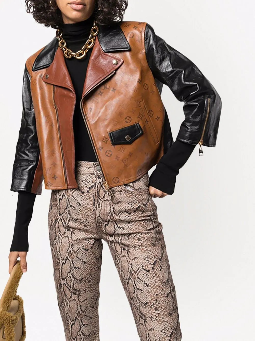 Tattoo Monogram moto jacket
