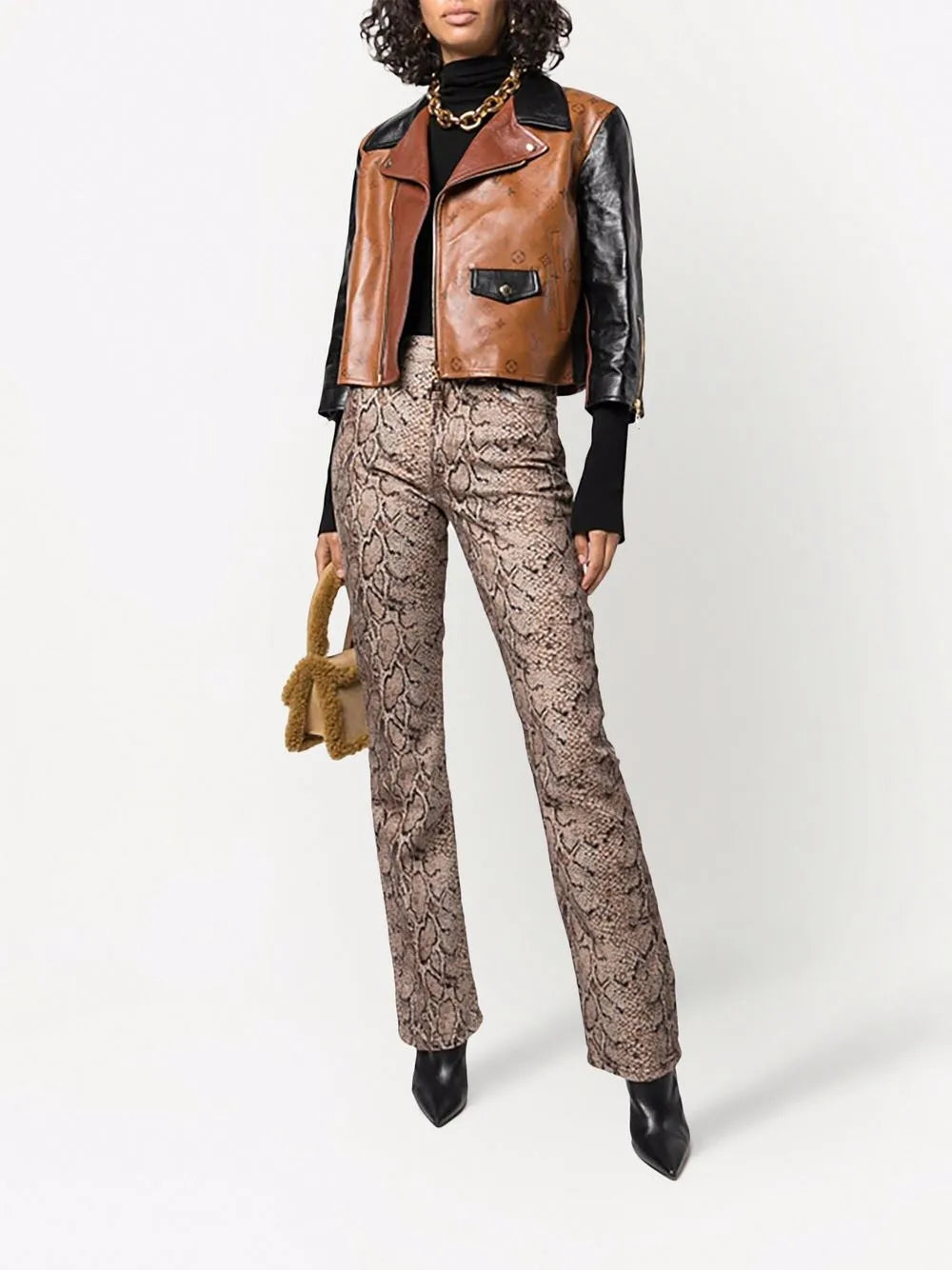 Tattoo Monogram moto jacket