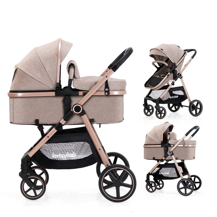 Folding Infant Newborn Pram Stroller & Unisex Baby Carriage